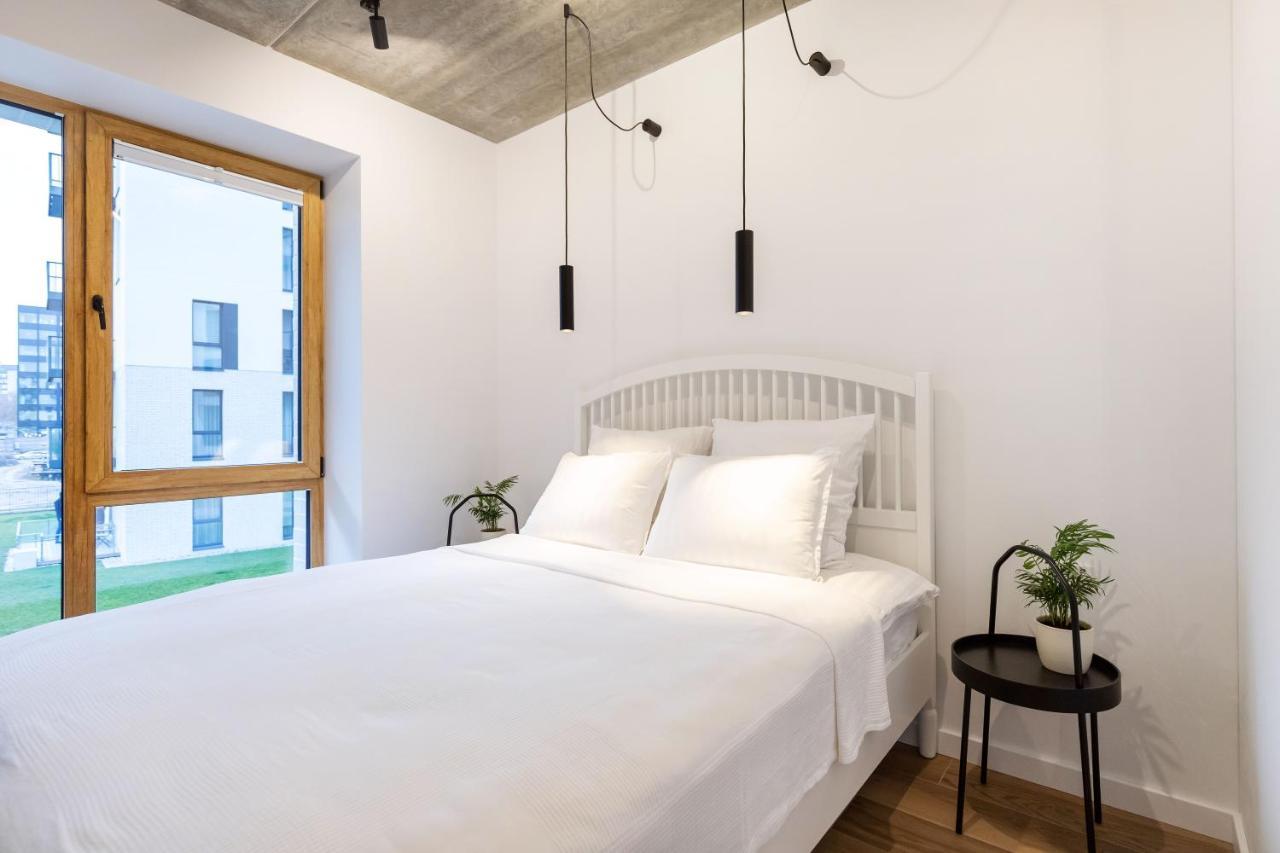 City Center Sanctuary Modern Business-Class Studio With Free Parking In The Heart Of VNO Eksteriør billede