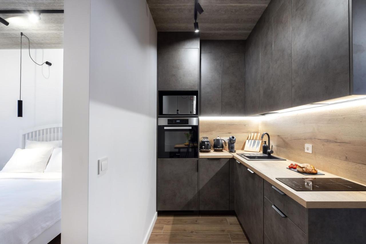 City Center Sanctuary Modern Business-Class Studio With Free Parking In The Heart Of VNO Eksteriør billede