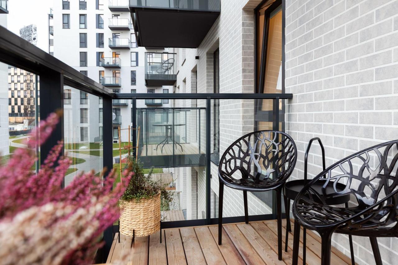 City Center Sanctuary Modern Business-Class Studio With Free Parking In The Heart Of VNO Eksteriør billede